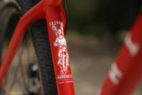 2024 Fairdale Hareraiser 26" Bike Matte Fire Engine Red DJ BMX Dirt Jumper Bikes