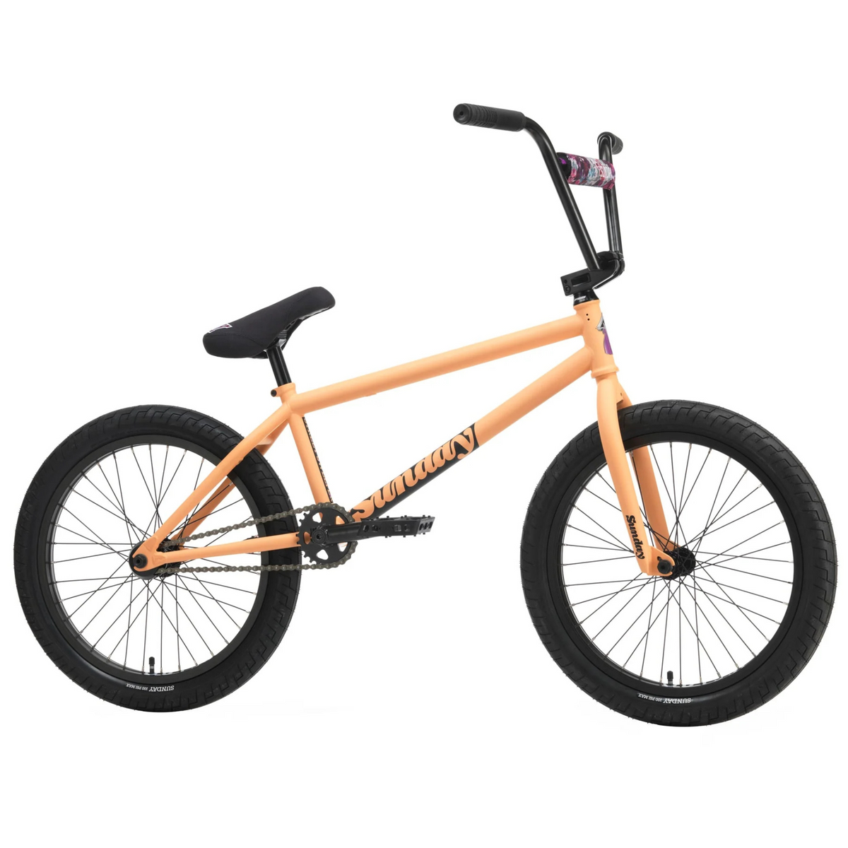 Sunday Street Sweeper Bike Matte Peach BMX Bikes – The Secret BMX Shop