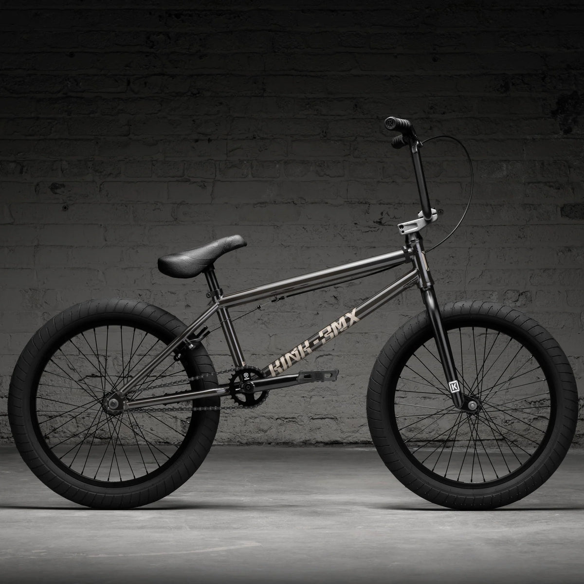 2026 Kink Launch Bike Translucent Black BMX Bikes – The Secret BMX