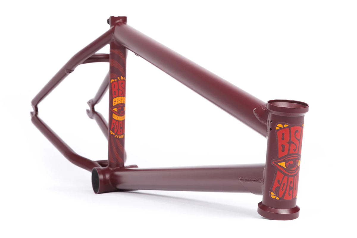 BSD Focus Frame Wine Red BMX Frames – The Secret BMX Shop