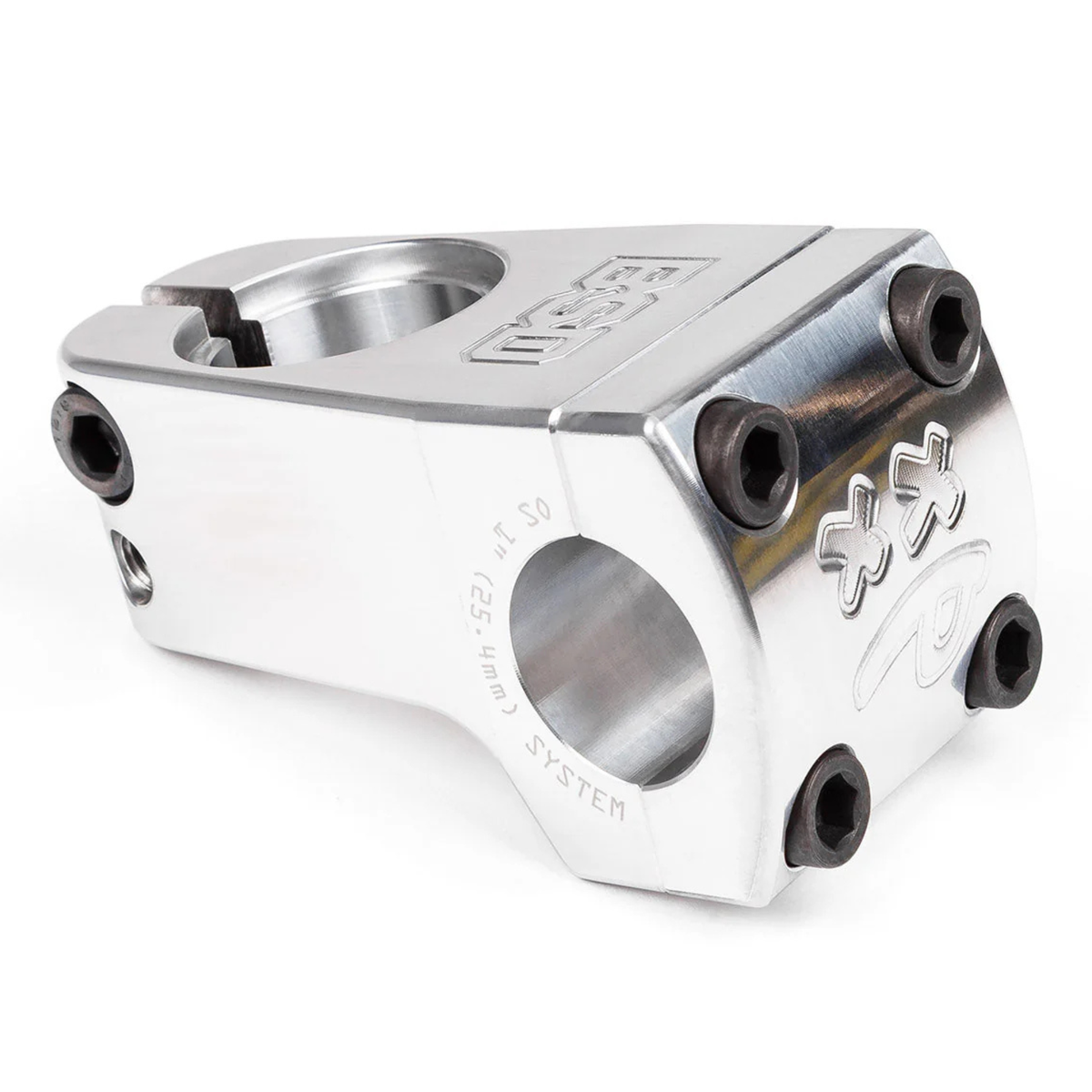 BSD Tweaker Stem Black Polished Silver BMX Stems – The Secret BMX Shop