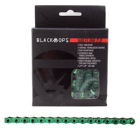 Black Ops Half Link 2.0 Chain BMX Chains trans green