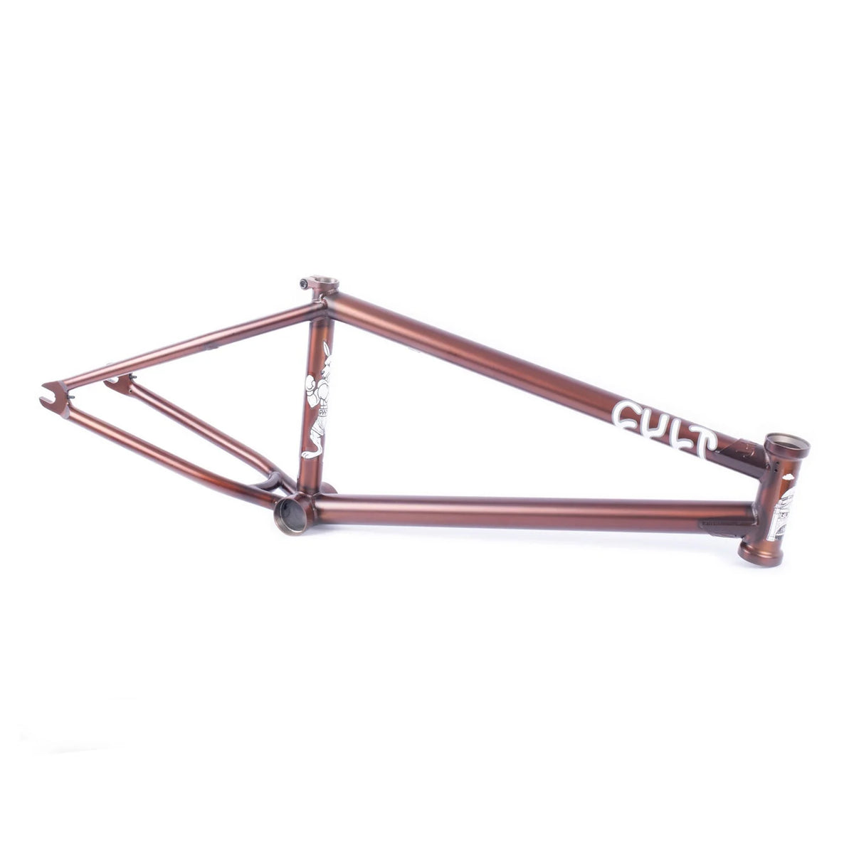 Cult Dak Frame Matte Translucent Brown BMX Frames – The Secret BMX Cult Dak Frame Matte Translucent Brown BMX Frames – The Secret BMX