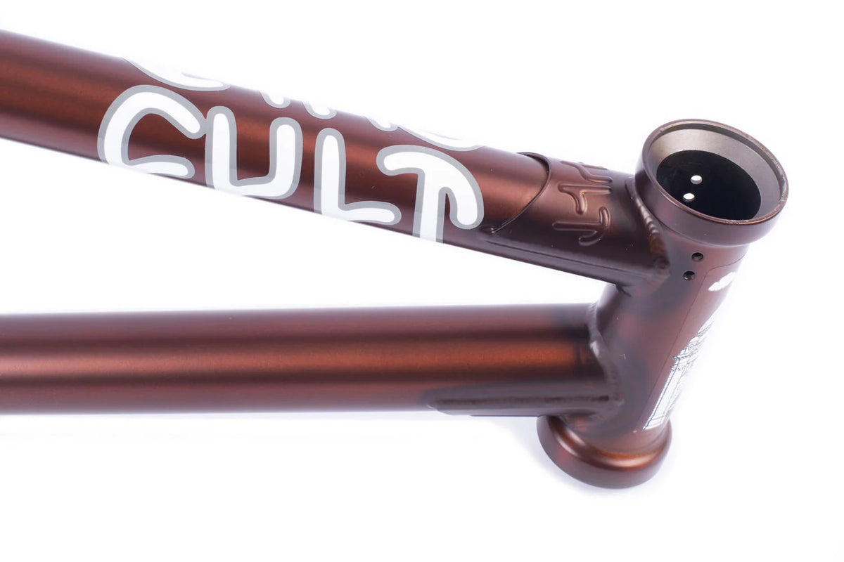 Cult Dak Frame Matte Translucent Brown BMX Frames – The Secret BMX Cult Dak Frame Matte Translucent Brown BMX Frames – The Secret BMX