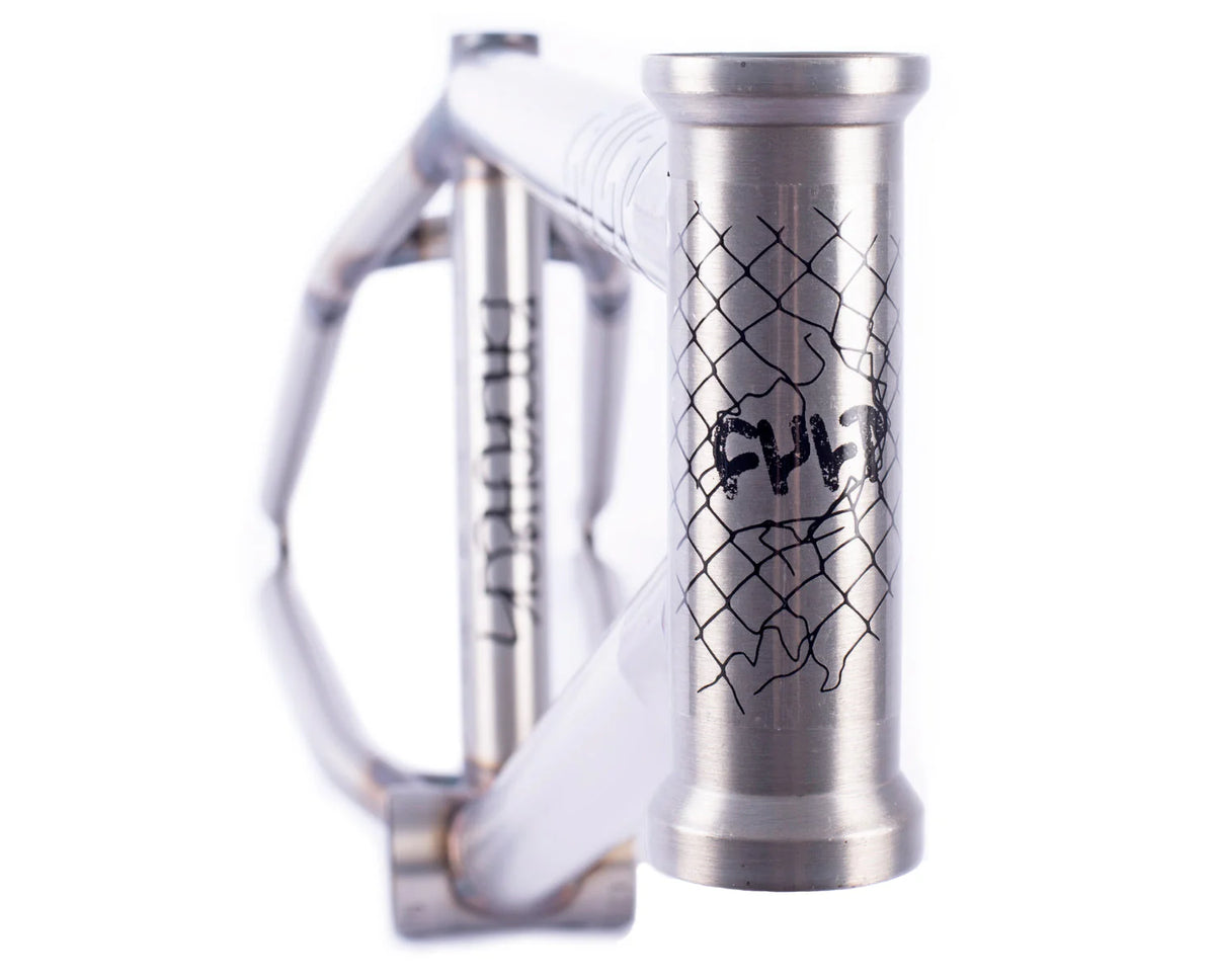 Cult Dehart Backcheck Frame Clear Coat Raw BMX – The Secret BMX Shop
