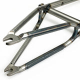 Cult Trey Frame Raw Clear Coat BMX Alligator Frames trey Jones signature