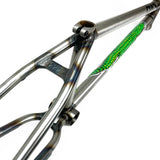 Cult Trey Frame Raw Clear Coat BMX Alligator Frames trey Jones signature