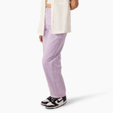 Dickies Women's Hickory Striped Pants Purple Rose BMX Skate Pant