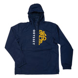 Odyssey Half Monogram Windbreaker Anorack Jacket Navy Blue BMX