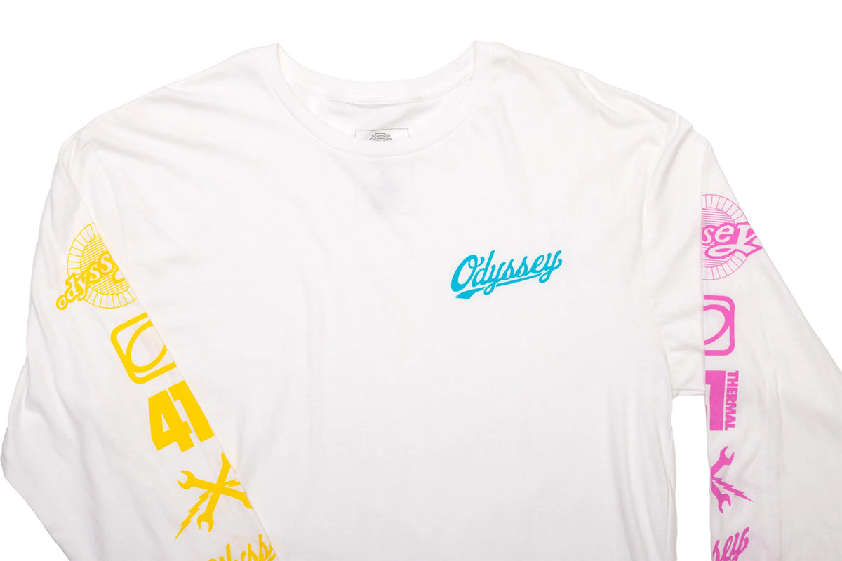 Odyssey History Long Sleeve Shirt White BMX Tee – The Secret BMX Shop