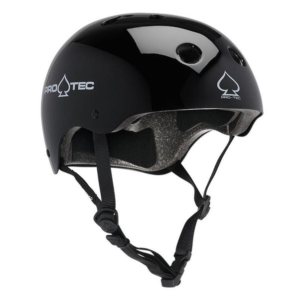 Pro-Tec Classic Certified Helmet Gloss Black Protec BMX Helmets
