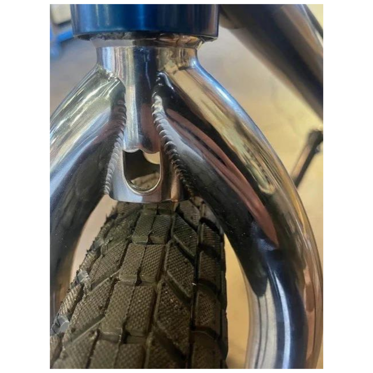 S&M Shield Widemouth Limited Edition Chrome Fork Pitchfork