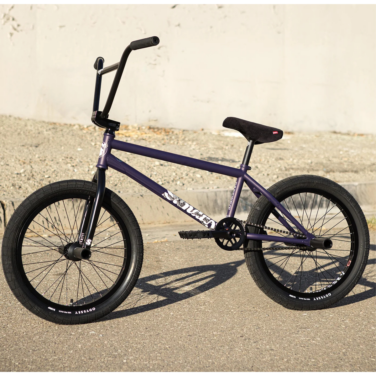 Sunday Darkwave Frame Matte Midnight Purple w/Octopus Decals BMX