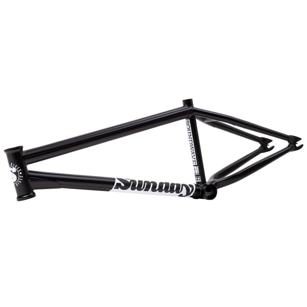 Sunday Soundwave v2 BMXフレーム SundaySoundwaveFramematteblack