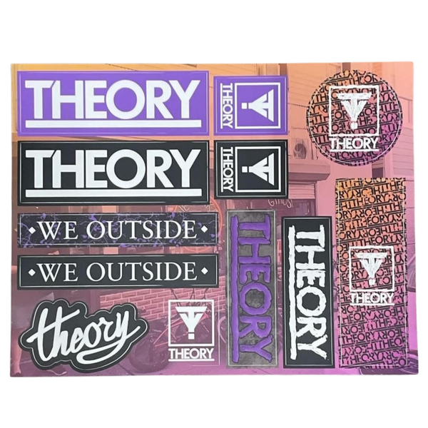 Theory Sticker Sheet BMX Stickers Pack