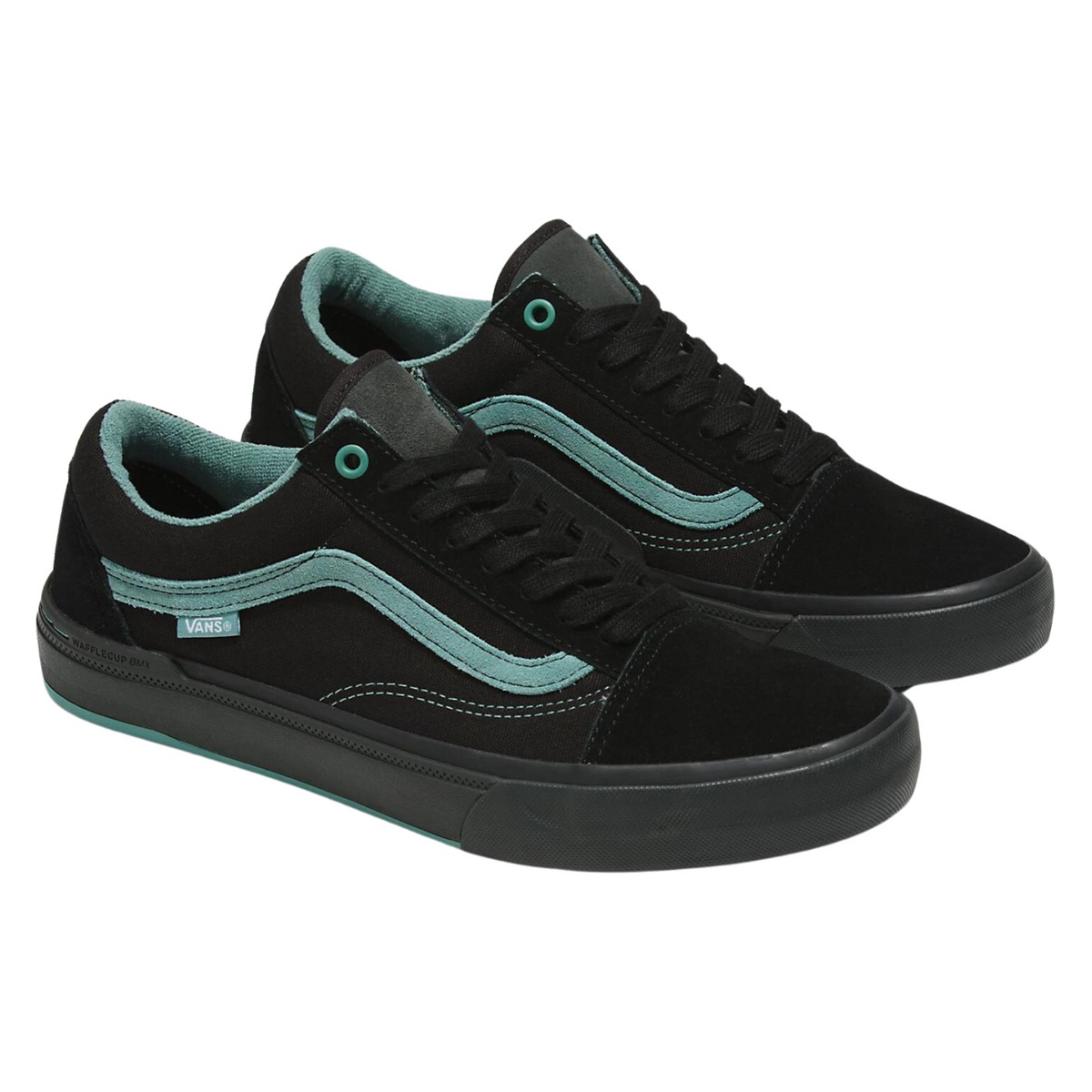 Vans BMX Old Skool Shoes Black Teal Shoe The Secret BMX Shop