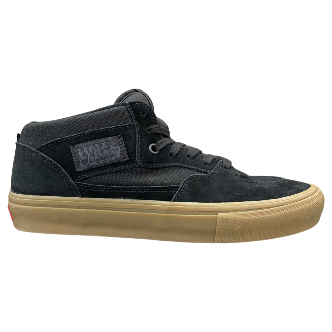 Vans half cab black sole best sale
