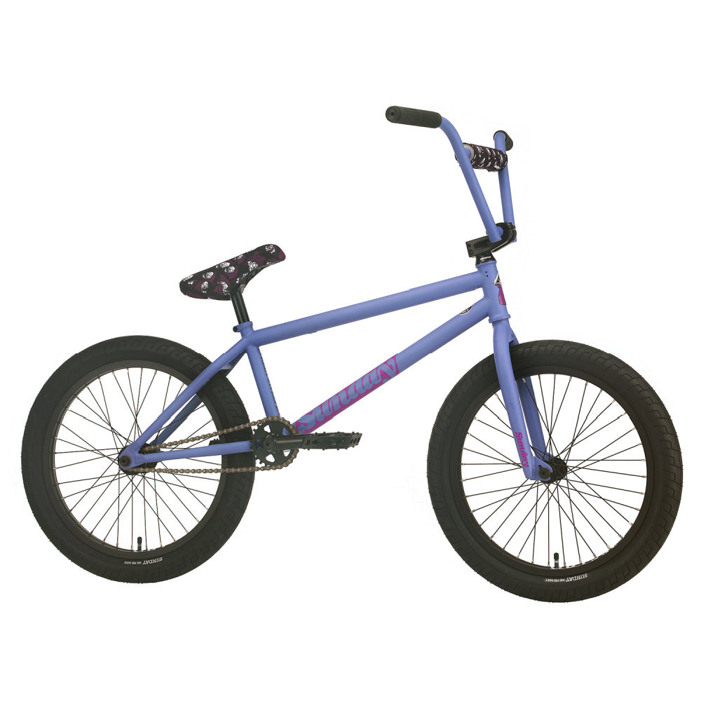 2023 Sunday Street Sweeper Bike Matte Blue Lavender BMX Bikes