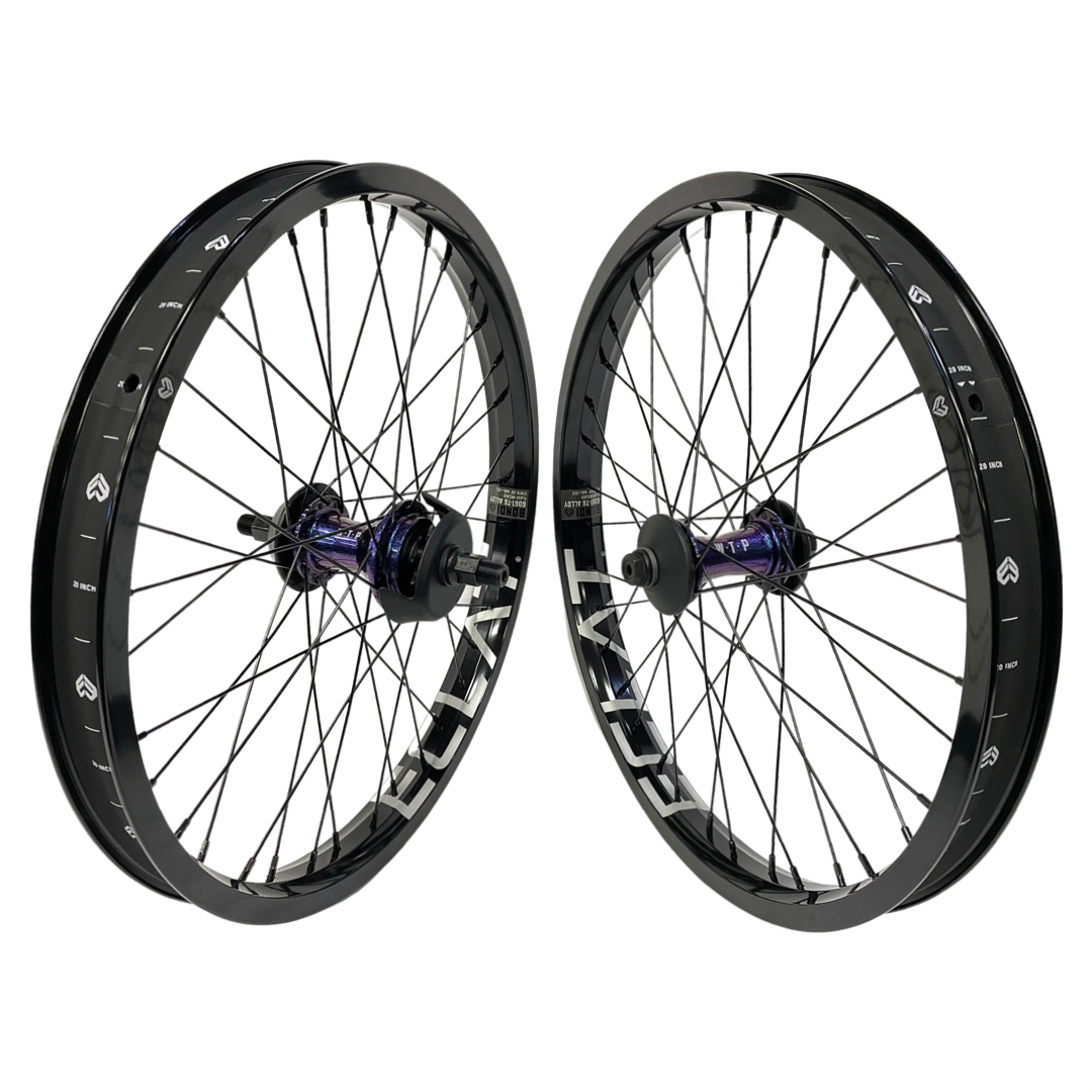 We The People/Eclat Galactic Purple Wheelset BMX