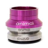 Animal Integrated Headset purple bmx headsets