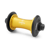 Cinema FX Front Hub sandblast gold BMX Hubs