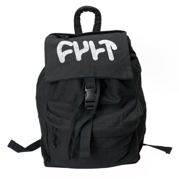 Cult Thick Logo Stash Backpack Black BMX Bag
