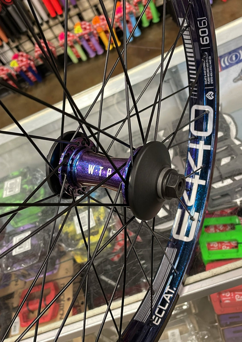 Purple discount bmx wheels