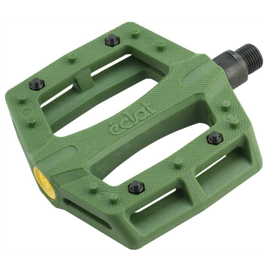 Eclat Contra Platform Pedals, Army Green
