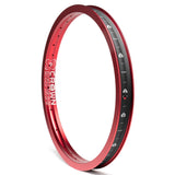 Eclat Crown Rim BMX Rims sandblast red