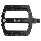 Eclat Surge Alloy Pedals BMX Pedal black polished silver Sealed Aluminum