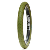 Merritt Option Tire Army Green BMX Tires