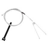 Odyssey Adjustable Quik Slic Cable steel braided silver BMX Brake Cables