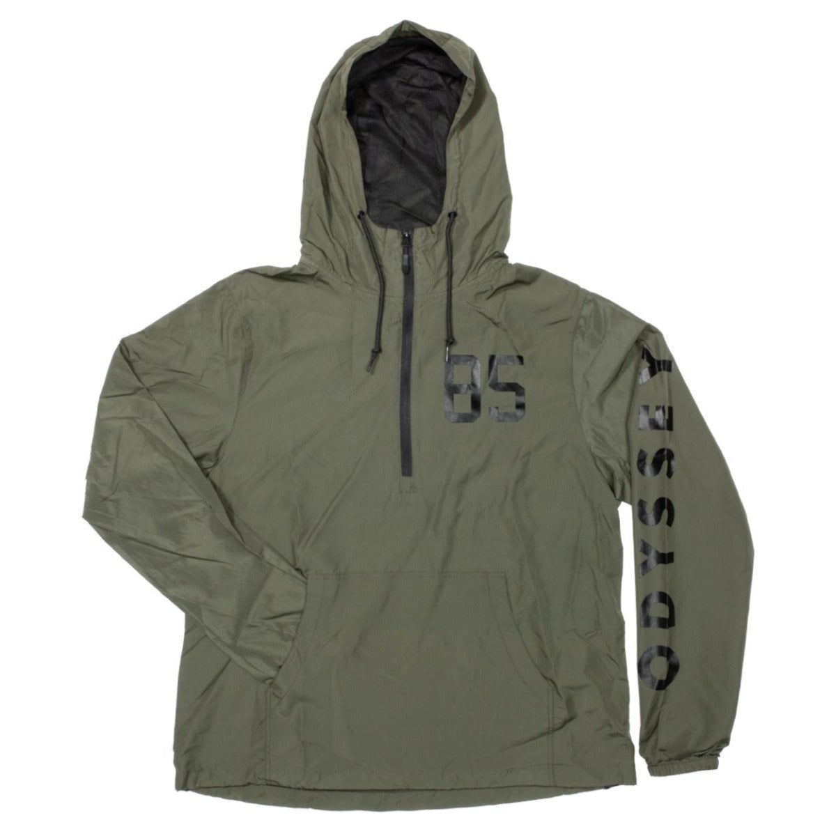 Franchise Windbreaker Jacket (Olive with Black Ink)