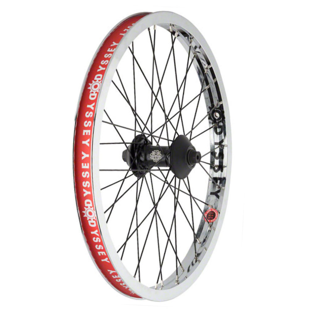 BMX フロント ホイール オデッセイ ハザードライトリム　propper ハブ OdysseyHazardLiteFrontWheelchr