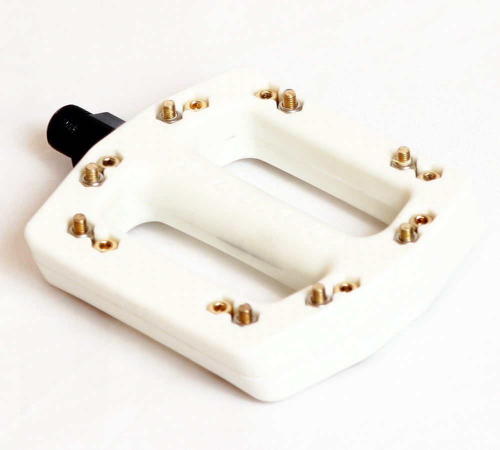 white pedals Odyssey JCPC Pedals BMX Pedal