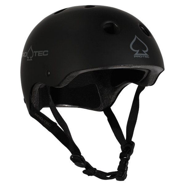 Pro-Tec Classic Certified Helmet Matte Black Protec BMX Helmets