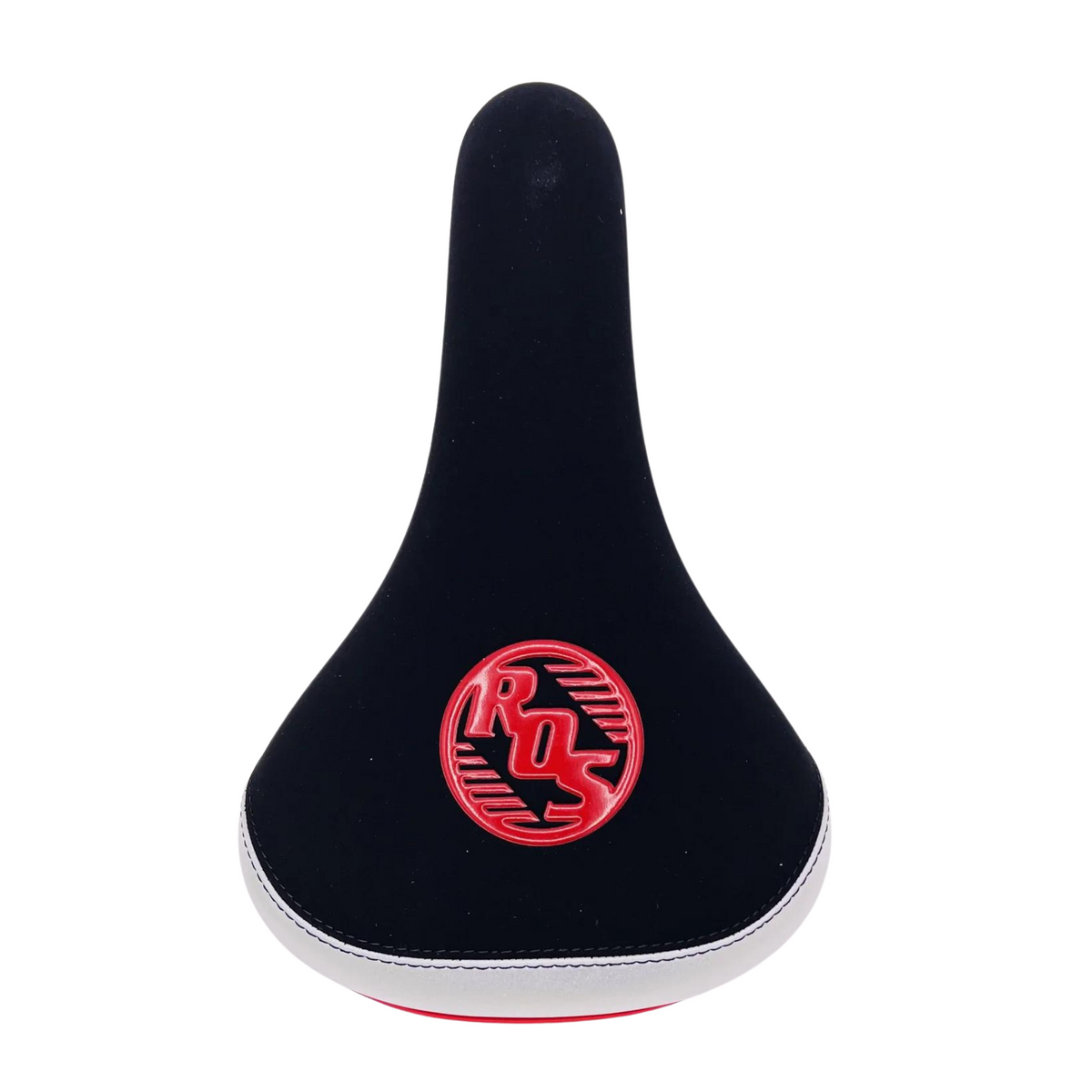 Ride Out Supply Reflective Railed Seat Black Red Big BMX Seat The ride-out-supply-reflective-railed-seat-black-red-big-bmx-seat-the