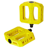 S&M Hoder BTM Pedals yellow GNS BMX Pedal
