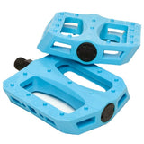 S&M Hoder BTM Pedals cyan blue GNS BMX Pedal