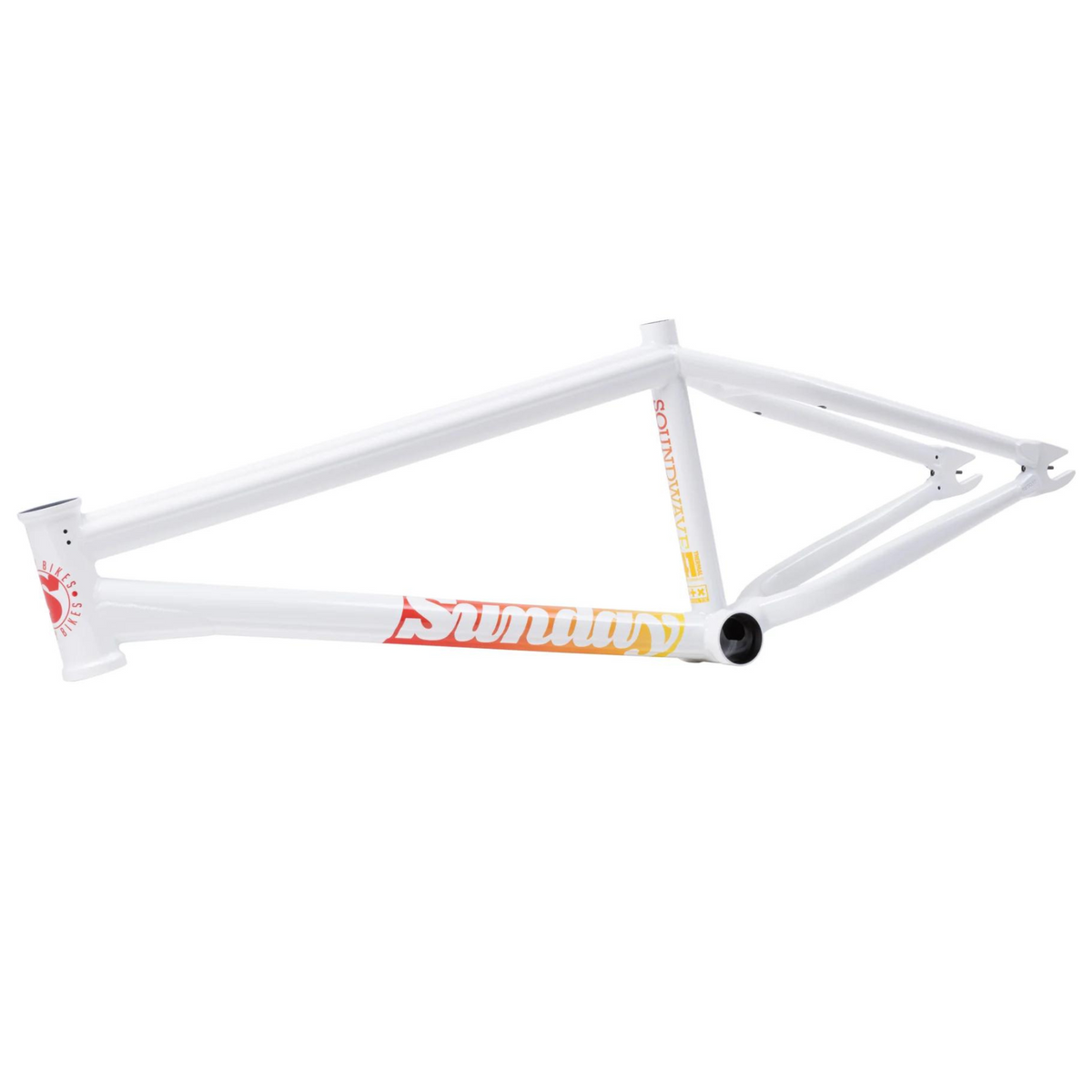 Sunday Soundwave V3 Frame Gloss White BMX Frames – The Secret BMX Shop