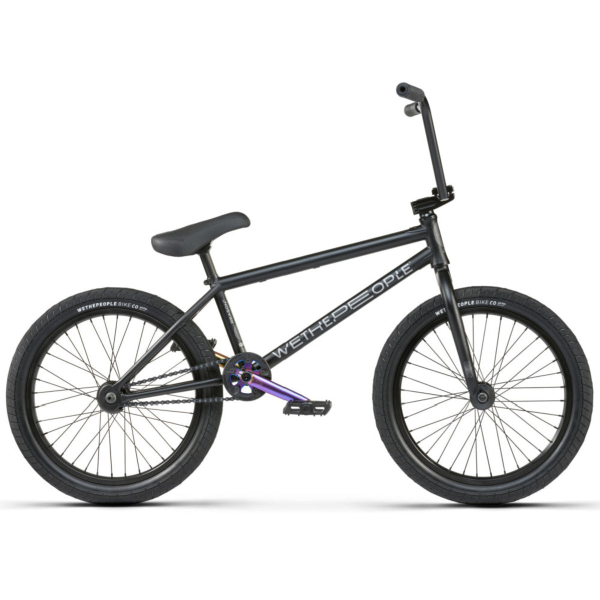 We The People Reason Bike Matte Black BMX Bikes – The Secret BMX Shop