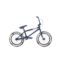 2024 Cult Juvenile 16" Bike Black with green Camo Tires BMX Bikes 2023