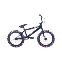2024 Cult Juvenile 18" Bike black with purple camo tires BMX Bikes 2023