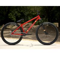 2024 Fairdale Hareraiser FX 26" Bike Matte Fire Engine Red DJ BMX Dirt Jumper Bikes