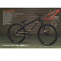 2024 Fairdale Hareraiser FX 26" Bike Matte Black DJ BMX Dirt Jumper Bikes