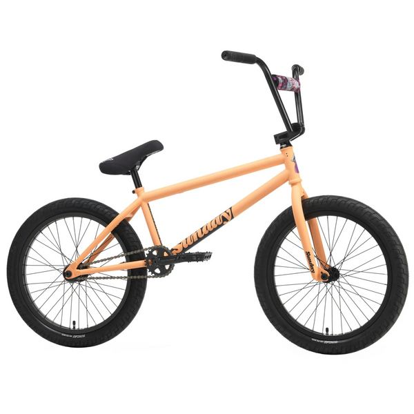 Sunday Street Sweeper Bike Matte Peach BMX Bikes – The Secret BMX Shop Sunday Street Sweeper Bike Matte Peach BMX Bikes – The Secret BMX Shop