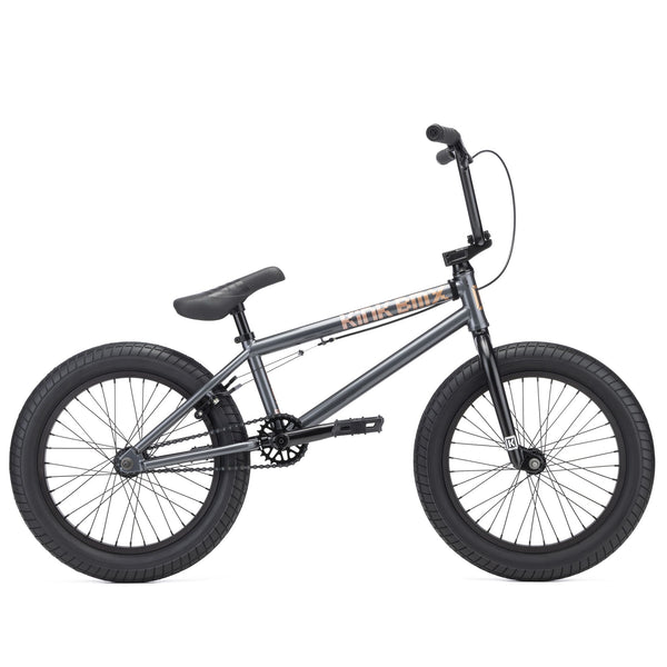 2026 Kink Kicker 18" Bike Gunmetal Gray BMX Bikes 2025