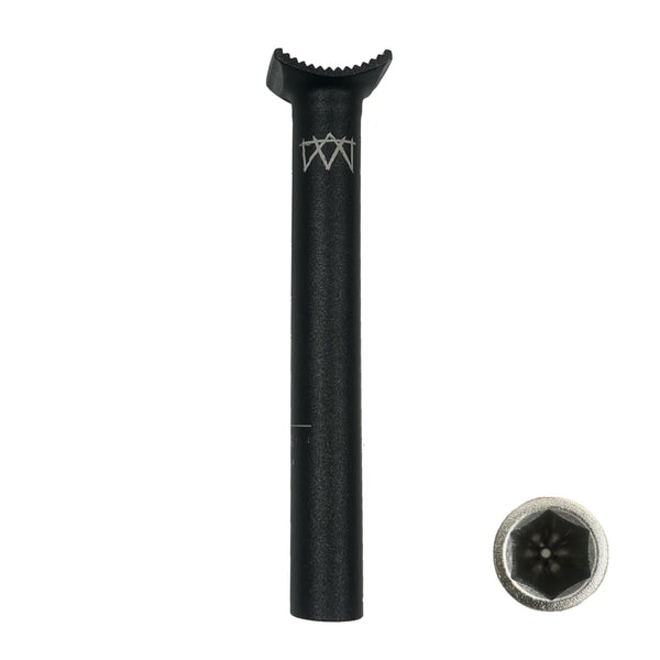 5150BMX 2-in-1 Pivotal Seat Post black w/17mm Wrench BMX Posts