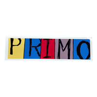 Primo Colorblock Sticker BMX Stickers Ramp Sticker