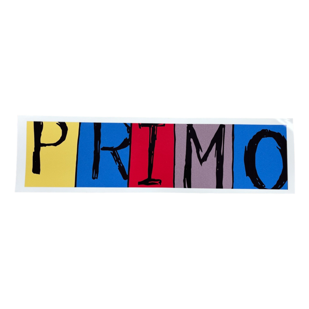 Primo Colorblock Sticker BMX Stickers The Secret BMX Shop